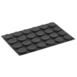 Pavoni Siliconen Vorm Rond Ø7,4x1,5cm (24x) 60x40cm