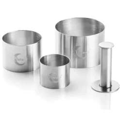 Plate-it Garneerringen met Pusher Set/4