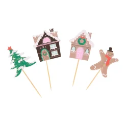 PME Cupcake Set Gingerbread Village Christmas 24st.**