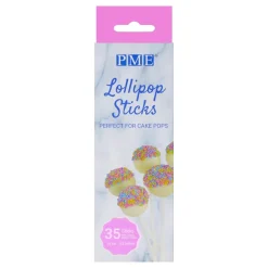 PME lollystokjes 9,5cm 75 stuks**
