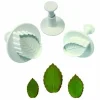PME Plunger Cutter Rozenblad set/3