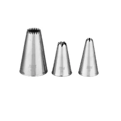 PME Spuitmondjes Mini Cupcakes & Sterren Set/3