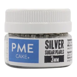 PME Suikerparels Zilver 6mm 25 gram