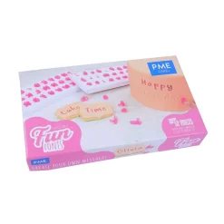 PME Tekst Stempelset Alfabet Fun Fonts - Collectie 3