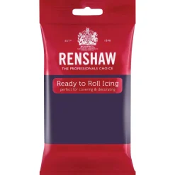 Renshaw Rolfondant Donker Paars 250g