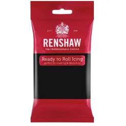 Renshaw Rolfondant Zwart 250g