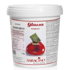 Saracino Mirror Glaze Framboos 1kg