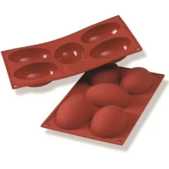 Siliconen Bakvorm Half Ei 102x73x36mm (5)