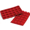 Siliconen Bakvorm Savarin Ovaal 44x32x24,5mm (24)