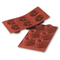 Siliconen Bakvorm Tulband Mini Ø70h36mm (6)
