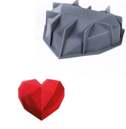 Siliconen Vorm Heart 22,5x23x6,5cm (Dinara Kasko)