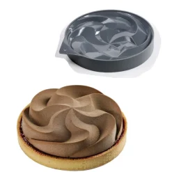 Siliconen Vorm Tart Lotus Ø14x2,5cm (Dinara Kasko)