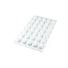 Silikomart Siliconen Bakvorm Mini Steen (35x) Ø2,6cm
