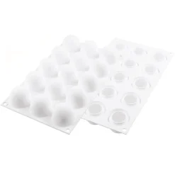 Silikomart Siliconen Bakvorm Bol (15x) Ø4,2x3,6cm