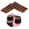 Silikomart Siliconen Bonbonvorm Rond Praline (15x) Ø30 mm