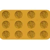 Silikomart Siliconen Mat Verza (12x) Ø7x0,5cm**