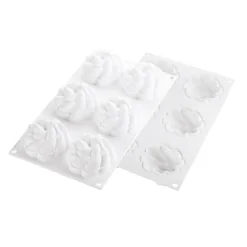 Silikomart Siliconen Vorm Fleur (6) Ø67-99x35mm