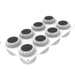 Silikomart Siliconen Vorm Harmony (8) Ø6x6,7cm**