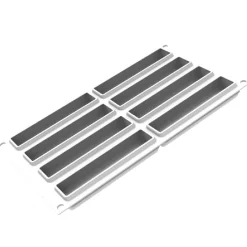 Silikomart Siliconen Vorm Rechthoek (8) 12,8x3,3cm + cutter