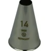 Spuitmondje Glad RVS 14mm