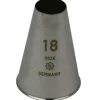 Spuitmondje Glad RVS 18mm