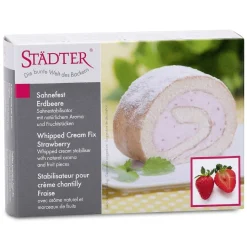 Städter Slagroomversteviger met Aardbei Smaak 125g