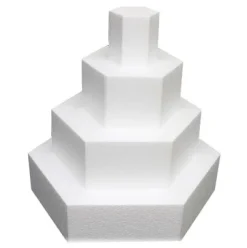 Taart Dummy Zeshoek 5cm -Ø15cm-