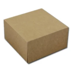 Taartdoos 15x15x8cm. Kraft 3st