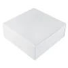 Taartdoos 25x25x10cm. Wit 3st