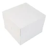 Taartdoos 20x20x15cm. Wit 3st