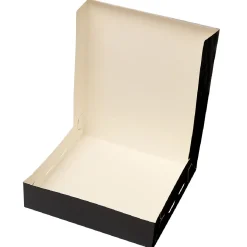 Taartdoos 19x19x8cm. Zwart 50st