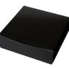 Taartdoos 25x25x8cm. Zwart 3st