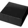Taartdoos 21x21x5cm. Zwart 3st