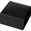 Taartdoos 15x15x8cm. Zwart 50st