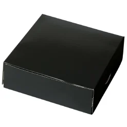 Taartdoos 15x15x5cm. Zwart 50st
