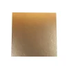 Taartkarton Vierkant Goud/Zwart 20x20cm per stuk
