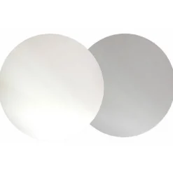 Taartonderzetter Wit / Zilver Ø24cm 10st.