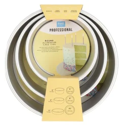 Taartpan PME Rond 5cm(h) Set/3