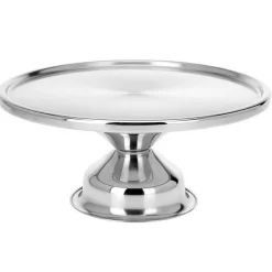 Taartplateau RVS Ø33x14cm