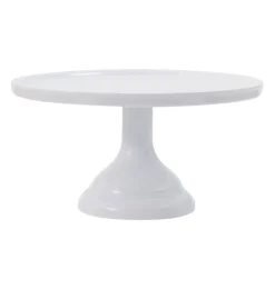 Taartplateau Wit Melamine Ø23,5x12cm