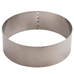 Taartring RVS Ø12x5cm