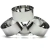 Taartring Ø10x4,5cm (set/4)
