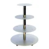 Taartstandaard Aluminium New York 4 etages