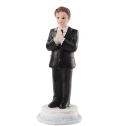 Taarttopper Communie Jongen Polystone 9cm