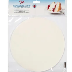 Tala Bakpapier Rond Gesiliconeerd Ø23cm 20st.