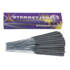 Vuurwerk Sterretjes 16cm 100st.