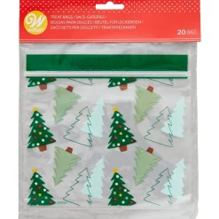 Wilton Traktatiezakjes Hersluitbaar Kerstbomen 20st
