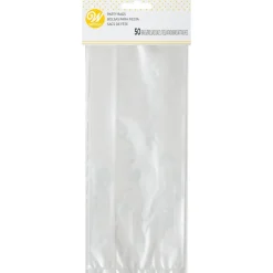 Wilton Traktatiezakjes Transparant 10x24cm 50st